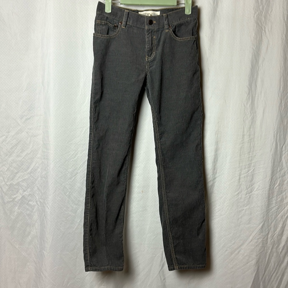 Tucker + Tate Grey Corduroy Pants Pre-owned Boys size 12